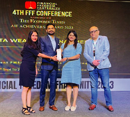 Awarded as Consistent PMS-AIF Business Growth during the year