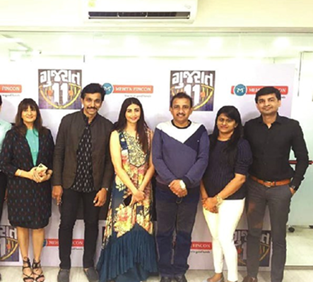 Press Conference of Gujarat 11 Movie @ Ofﬁce