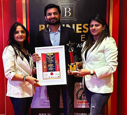 award-Awarded as The Entrepreneur of the Year